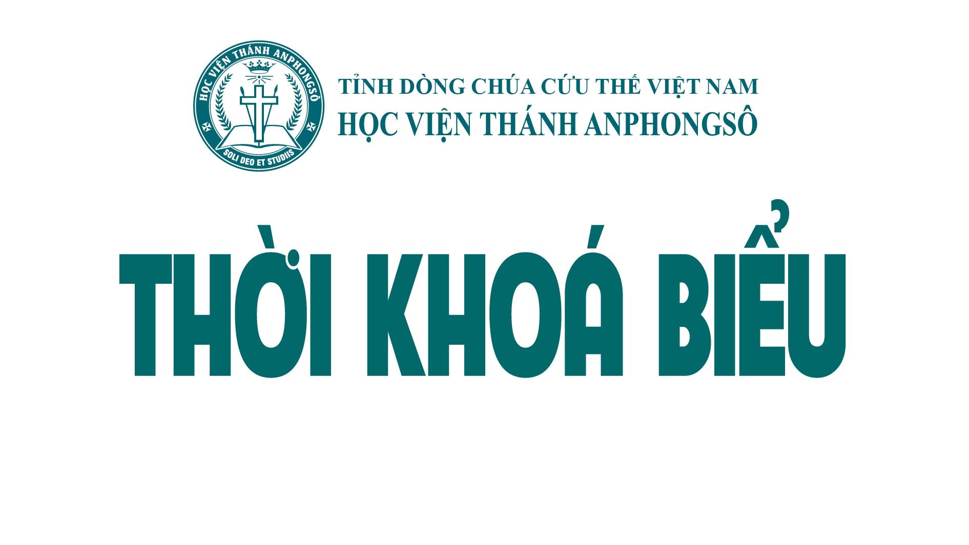 THỜI KHOÁ BIỂU TUẦN 10 - HK II (2025-2026)