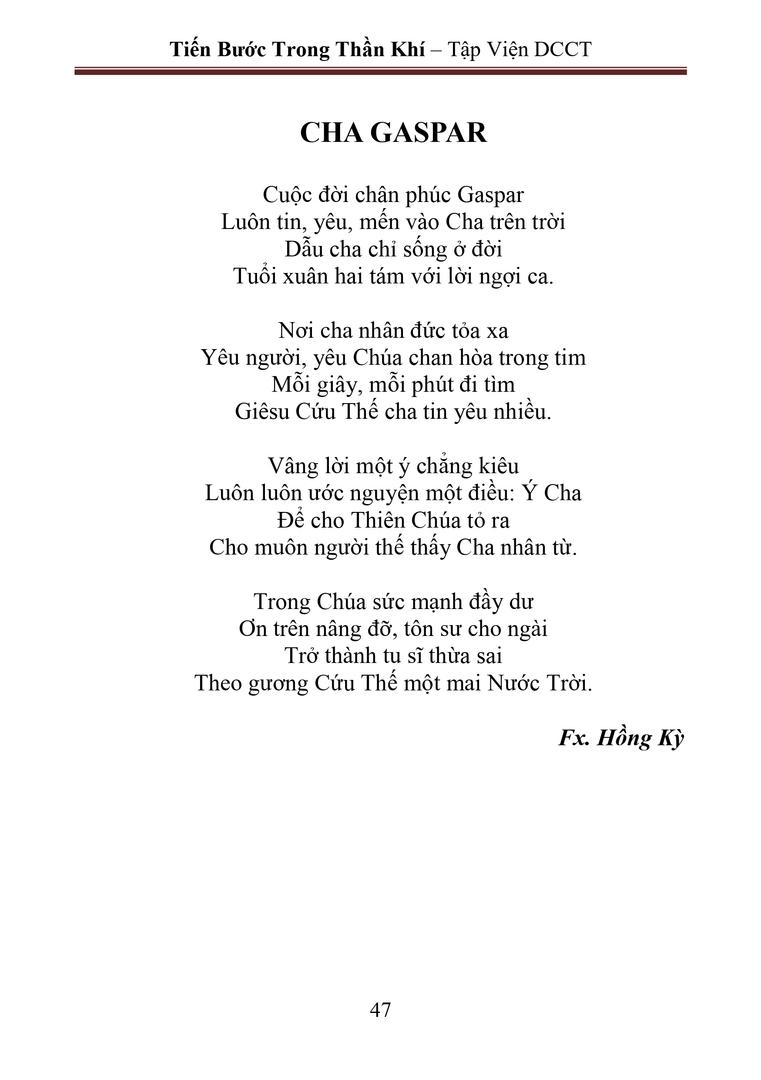 Cha Gaspar Stanggassinger