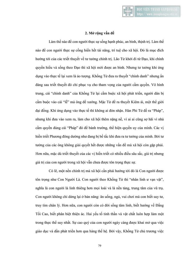 Luận bàn về quan điểm chính trị trong Triết học Lão Tử